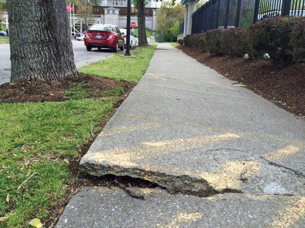 Cement Sidewalk Repair in Monroe